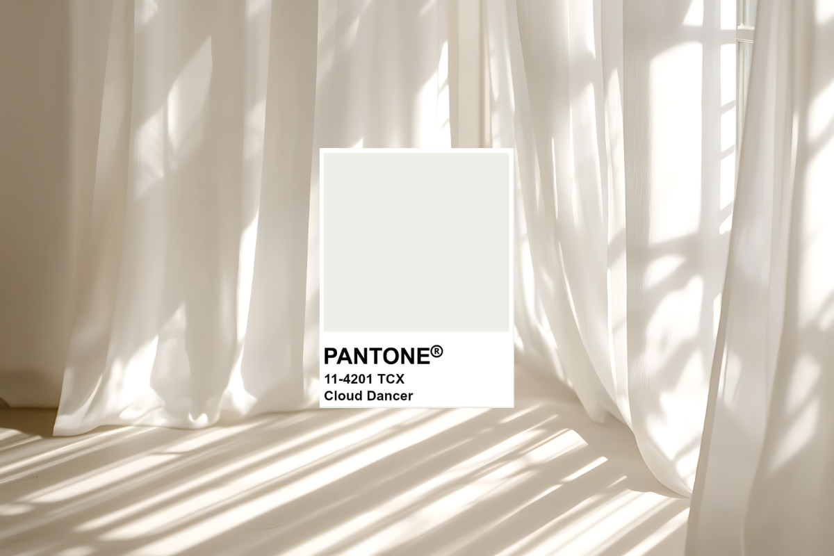 Pantone kleur van het jaar 2026: Cloud Dancer - het nieuwe wit voor een rustig, tijdloos interieur