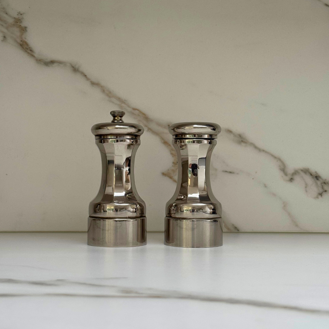 ZOUT & PEPER STEL | METAAL | ZILVER | VINTAGE