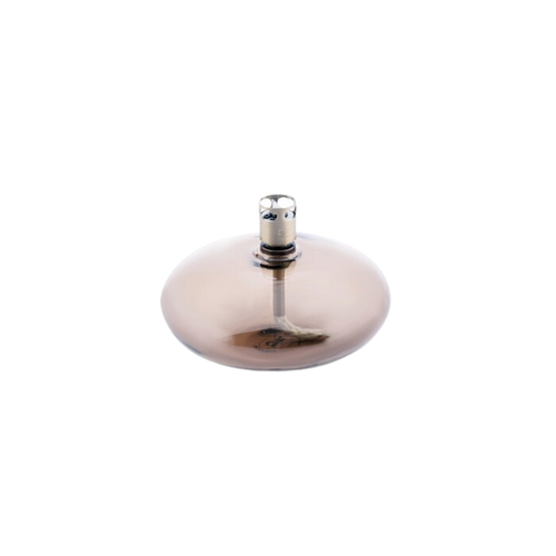 DISC OLIELAMP | GLAS | TRANSPARANT | CHAMPAGNE