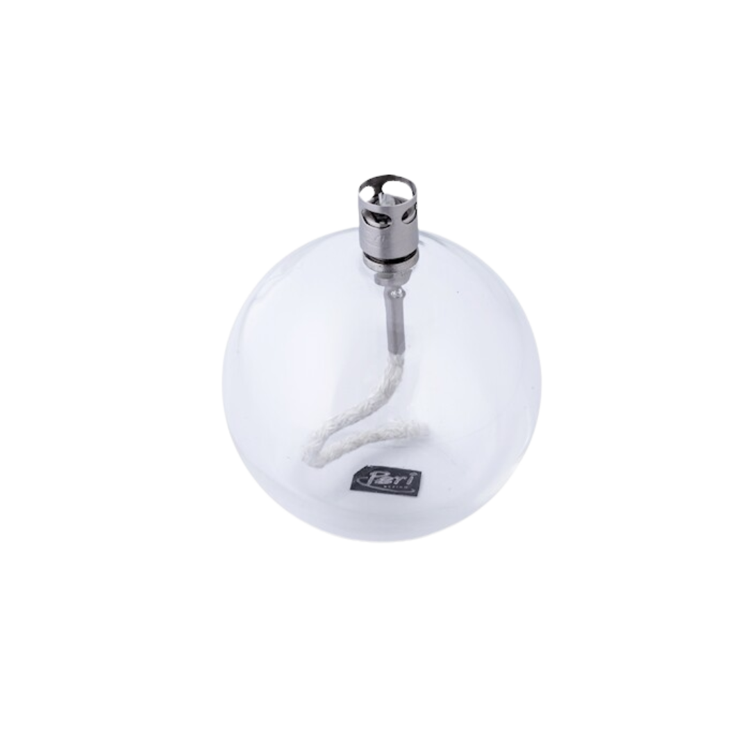 ROUND OLIELAMP | GLAS | TRANSPARANT