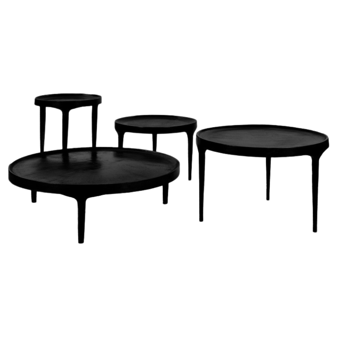 TRIP BIJZETTAFEL | ALUMINIUM | ZWART