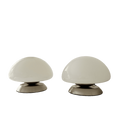 Vintage Mushroom tafellampen set met paddenstoelvormig ontwerp en tijdloze uitstraling.