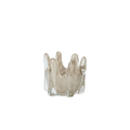 HELIX KAARSHOUDER | GLAS | TAUPE