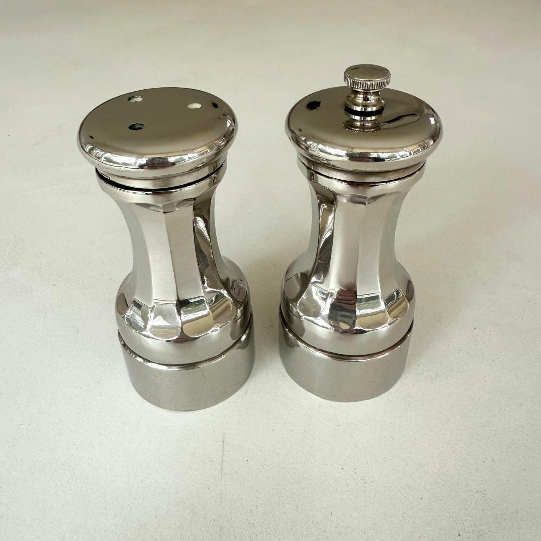 ZOUT & PEPER STEL | METAAL | ZILVER | VINTAGE