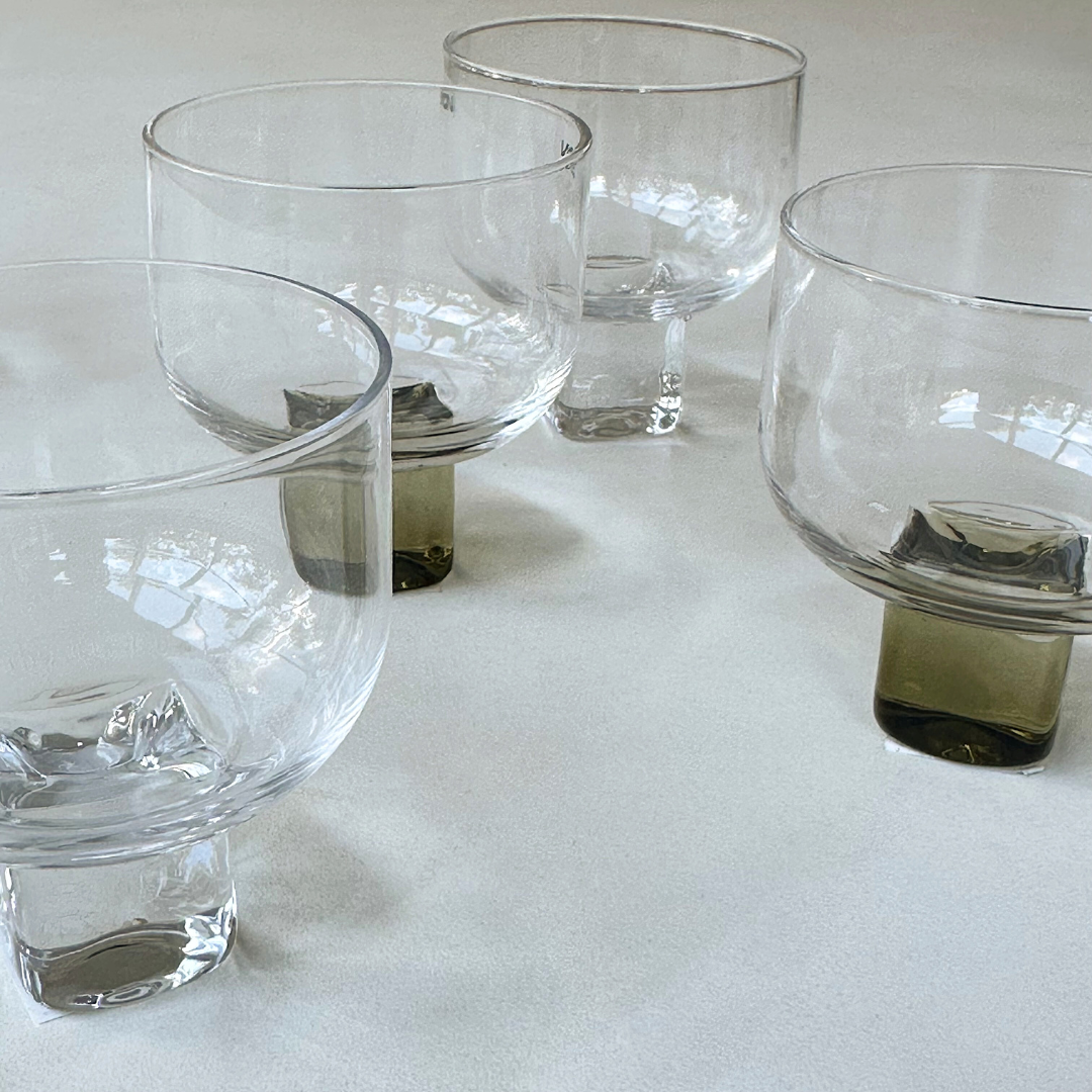 VICTORIA GLAS | SET VAN 2 | GLAS | TRANSPARANT GROEN