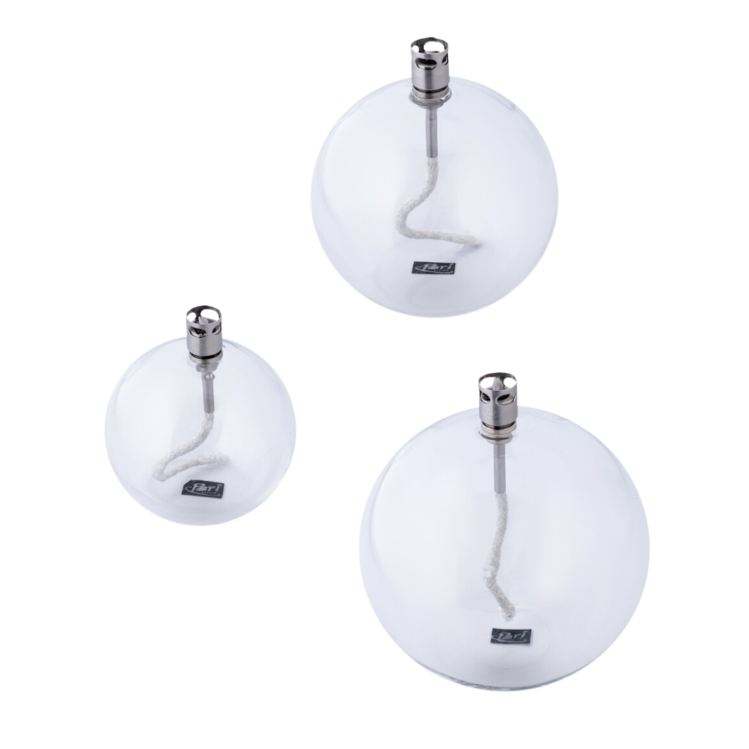 ROUND OLIELAMP | GLAS | TRANSPARANT