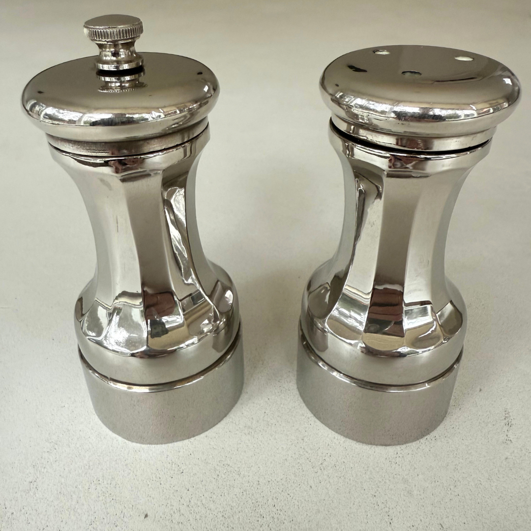 ZOUT & PEPER STEL | METAAL | ZILVER | VINTAGE
