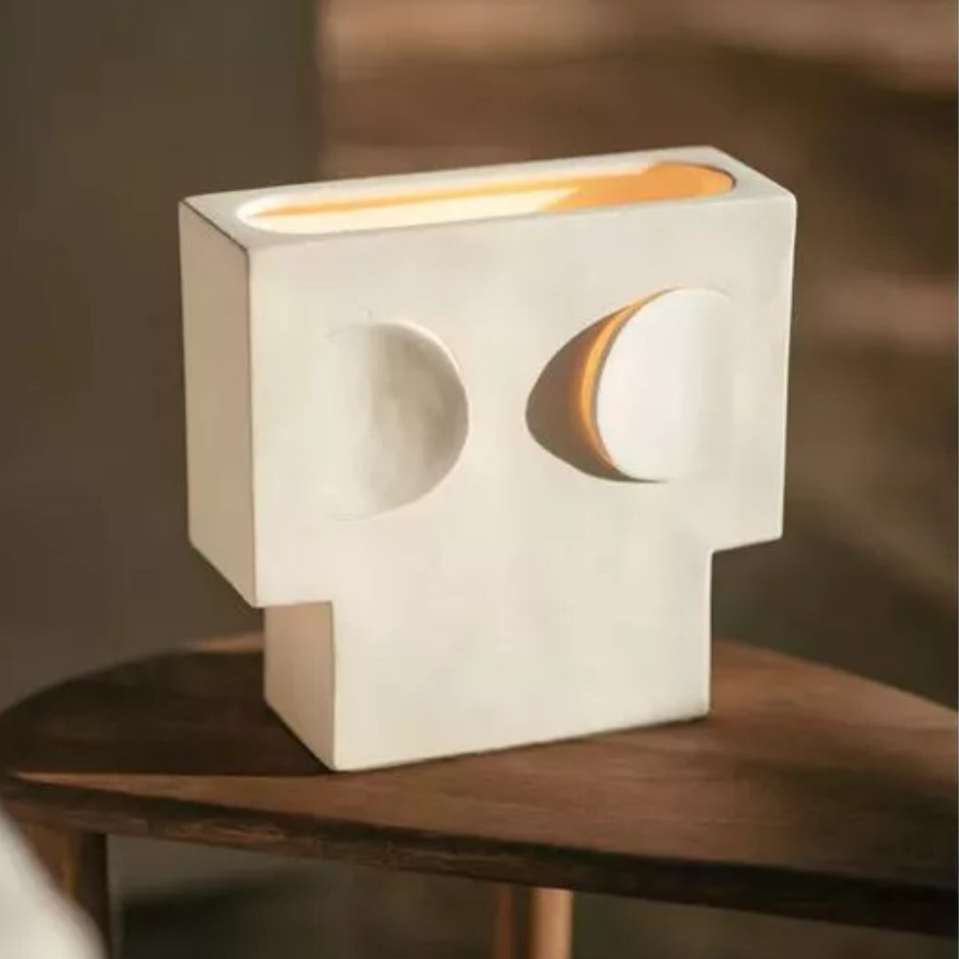 ECLIPSE TAFELLAMP | STEENGOED | WIT