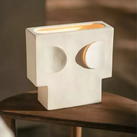ECLIPSE TAFELLAMP | STEENGOED | WIT