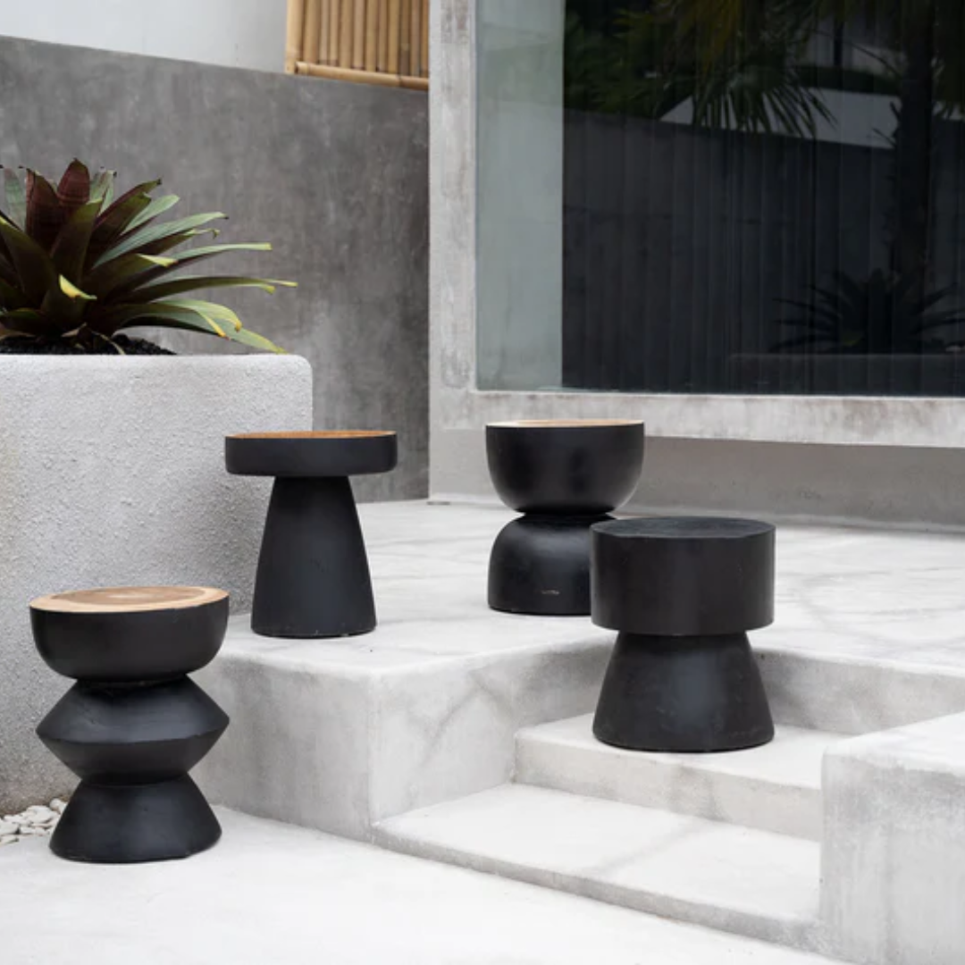 WARMI KRUK | HOUT | ZWART