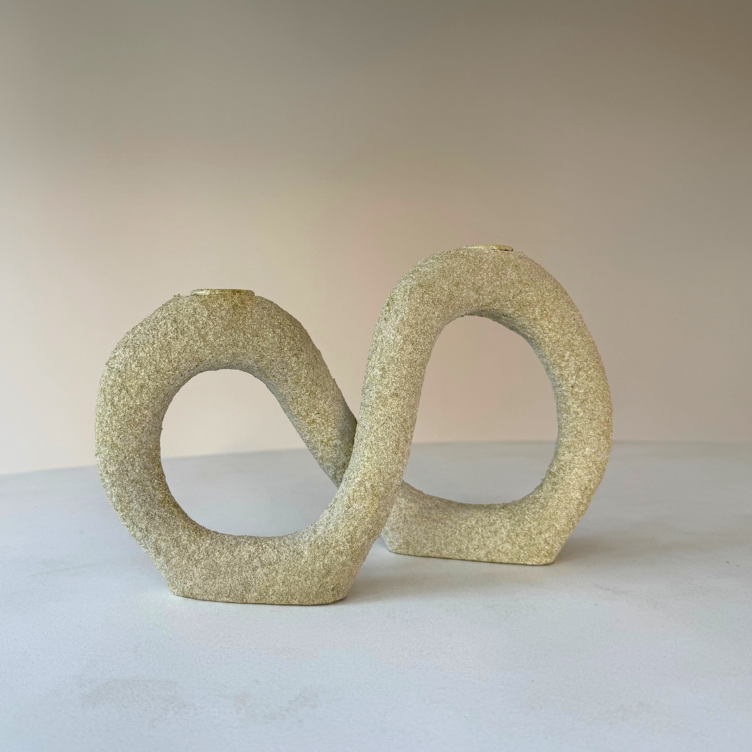 DACIAN KAARSHOUDER | POLYRESIN | BEIGE