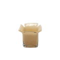 Atlas kaarshouder van mondgeblazen glas in de kleur vanille - perfect als cadeau