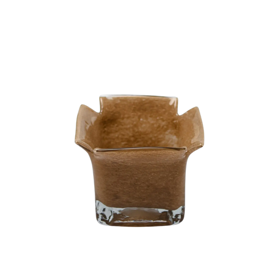 Atlas glazen kaarshouder zand – perfect als sfeervol en decoratief object in huis