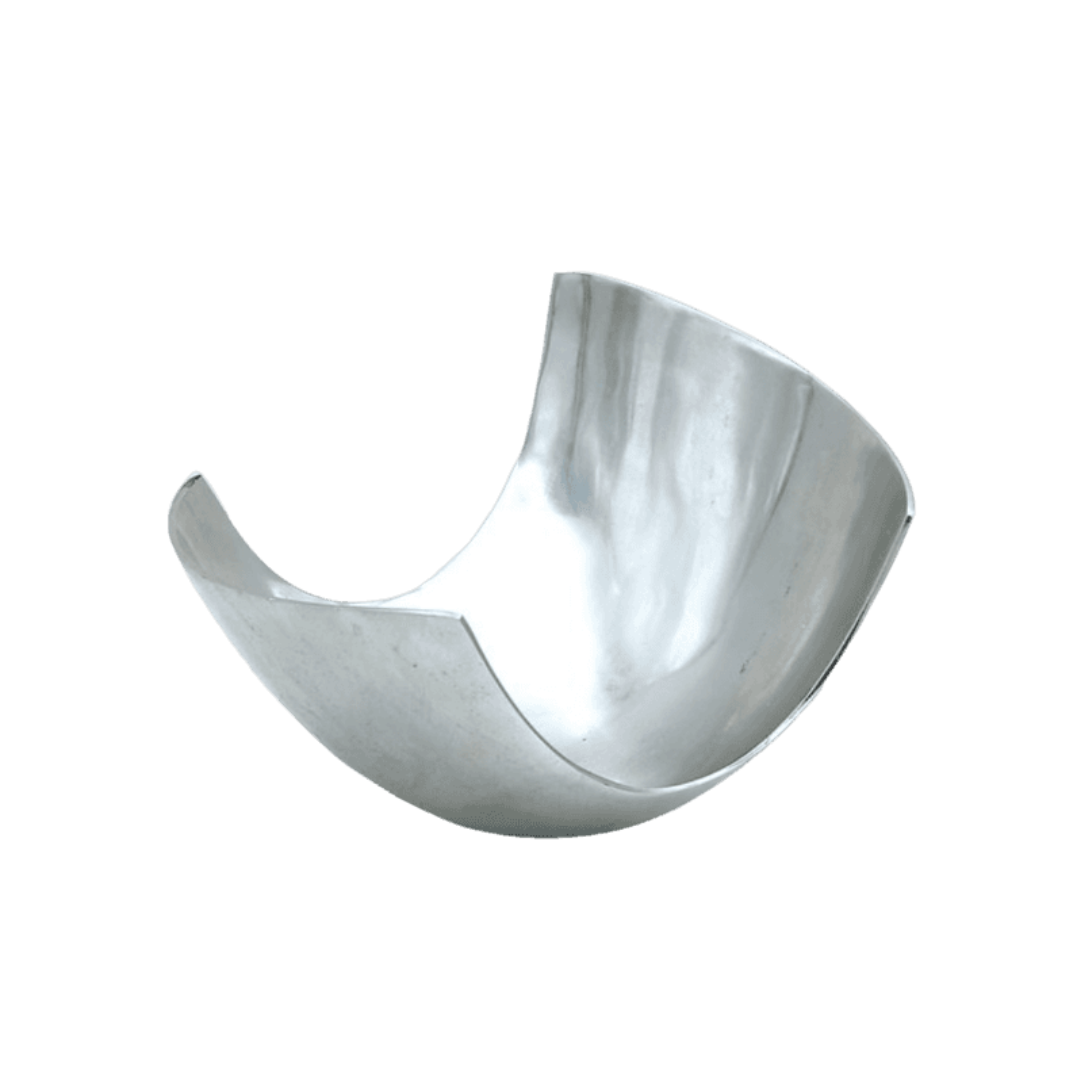 Sculpturaal vormgegeven middelpunt schaal van aluminium