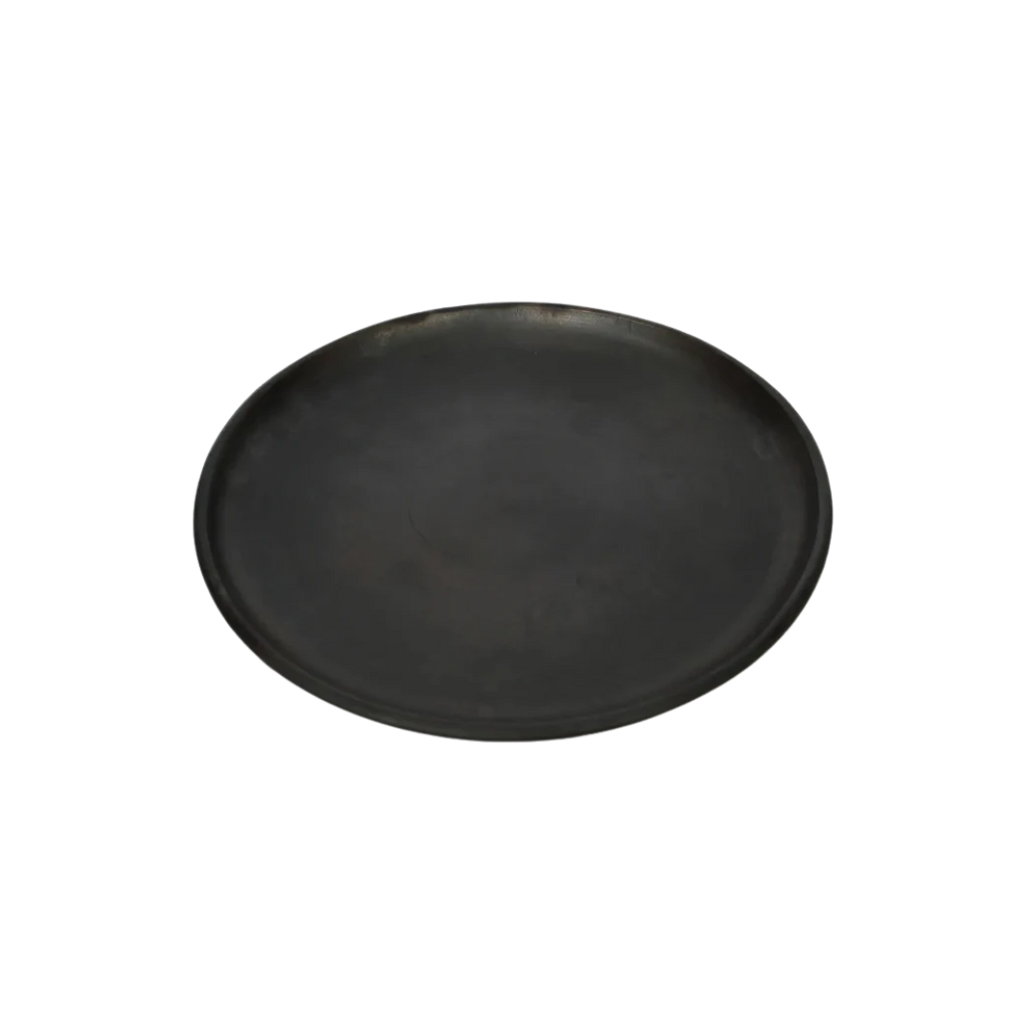 Bovenaanzicht van het Burned Classic Bord – maat L, stoer en rustieke uitstraling.