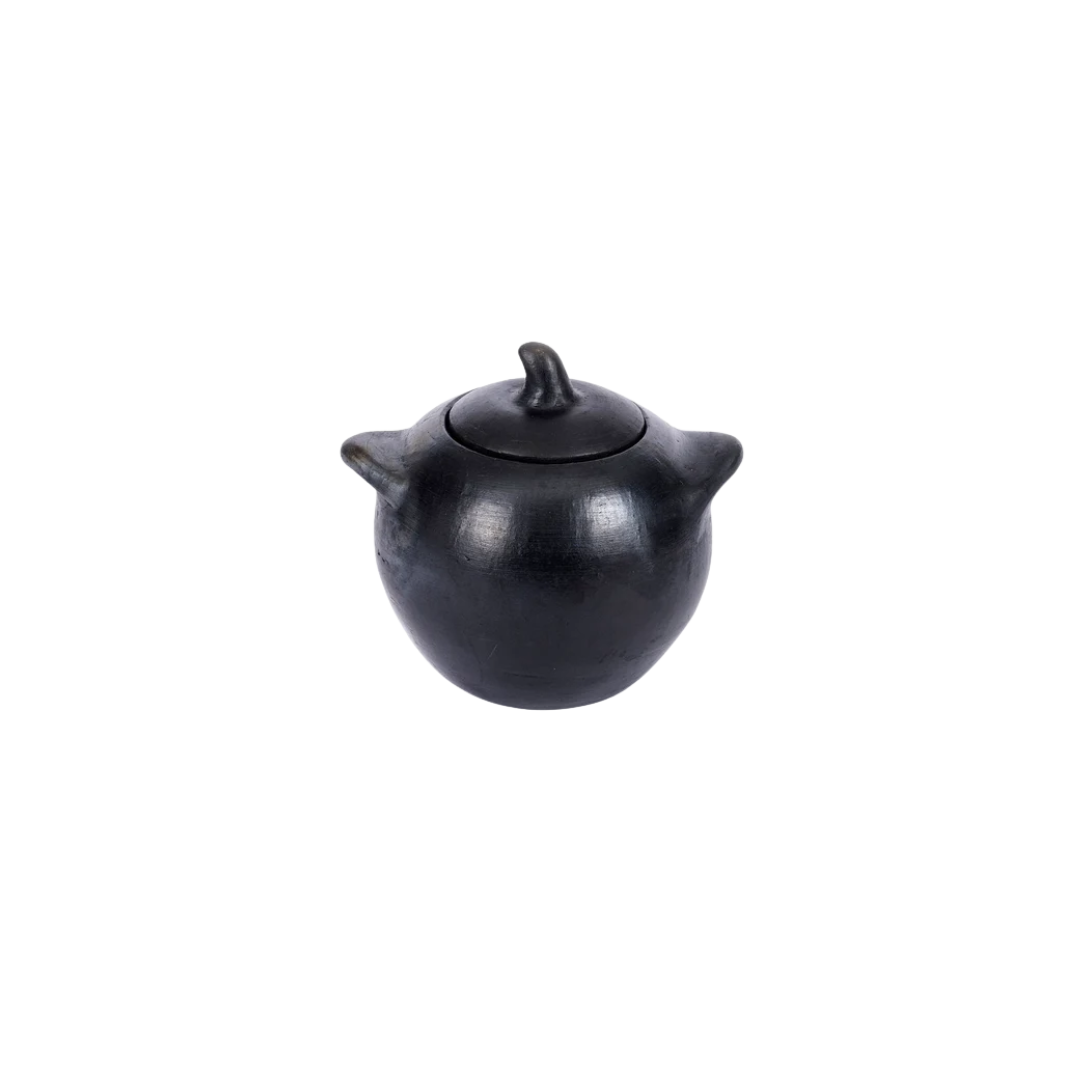 Het Burned Potje van Bazar Bizar – handgemaakt terracotta potje in burned finish, maat S.