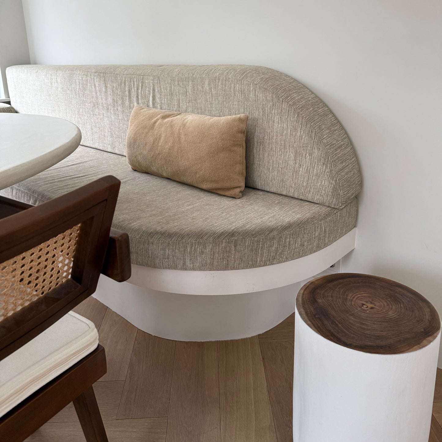 TRIBE KRUK | HOUT | NATUREL | WIT