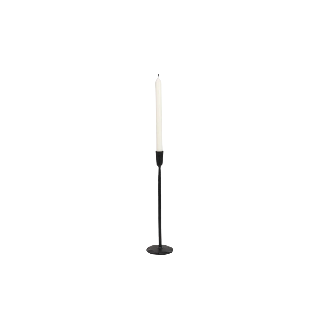 Ina kaarshouder van zwart metaal L35 cm x ⌀9 cm