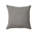 Sierkussenhoes Scotty donkerbruin van 100% gewassen linnen in formaat 50x50 cm