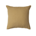 Sierkussenhoes Scotty goudbruin van 100% gewassen linnen in formaat 50x50 cm