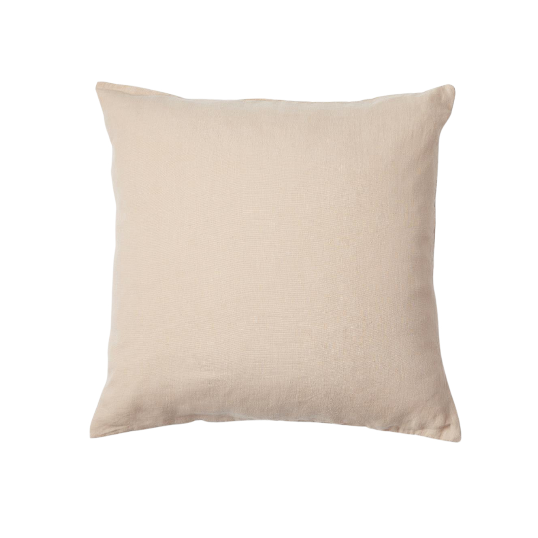 Sierkussenhoes Scotty nude van 100% gewassen linnen in formaat 50x50 cm cm