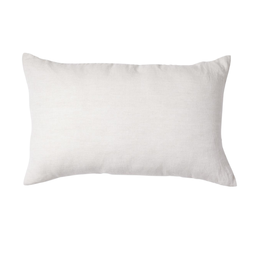 Scotty linnen kussenhoes in naturel kleur, formaat 60x40 cm op een transparante achtergrond