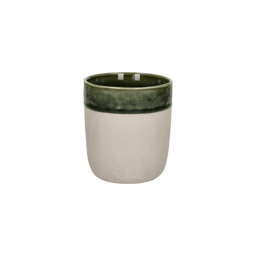 Donkergroene koffiekop van Pomax uit de Spiro collectie