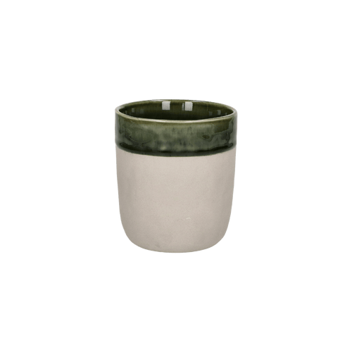 Donkergroene koffiekop van Pomax uit de Spiro collectie
